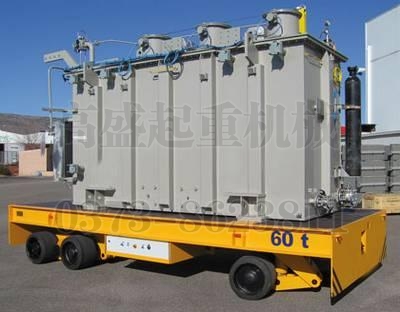 轮胎式转弯平车